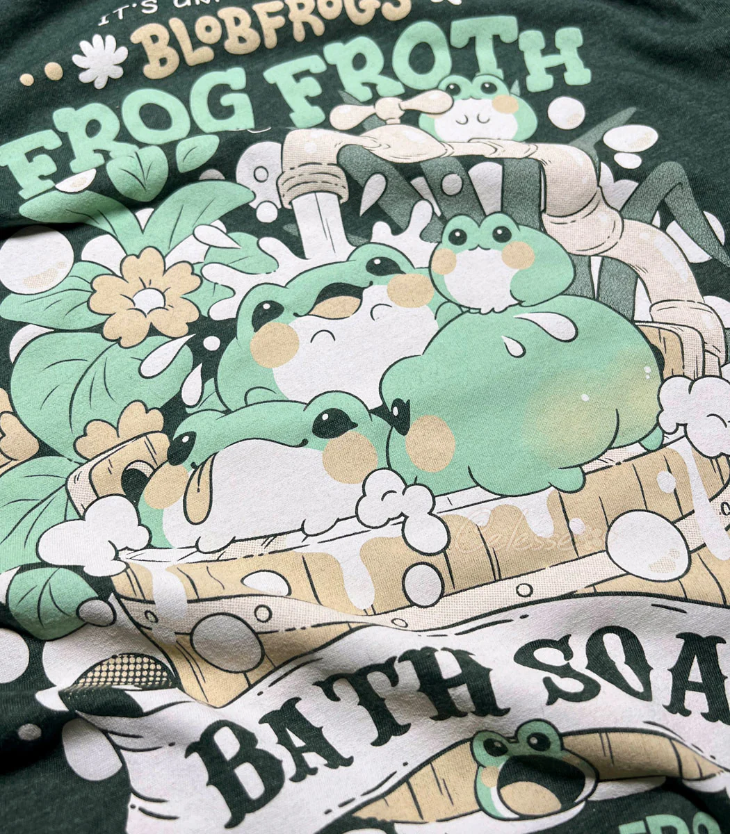 Blobfrogs Frog Froth Bath Soap Shirt - Image 3