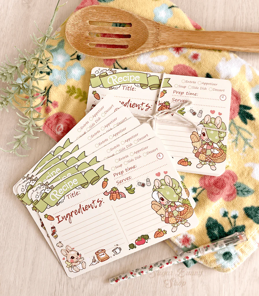 Bonny Bunny Recipe Cards - Image 3