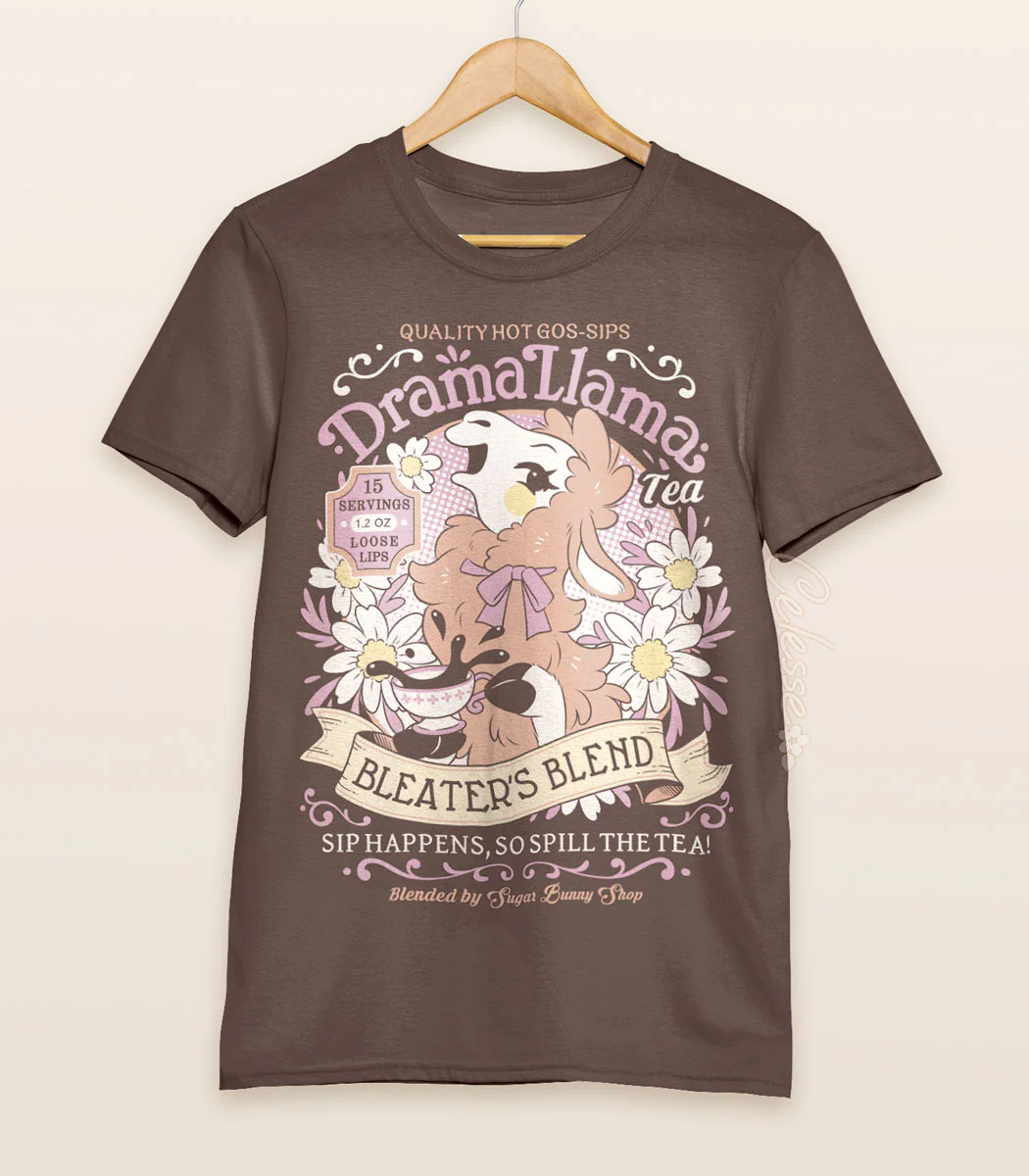 Drama Llama Spill the Tea Shirt
