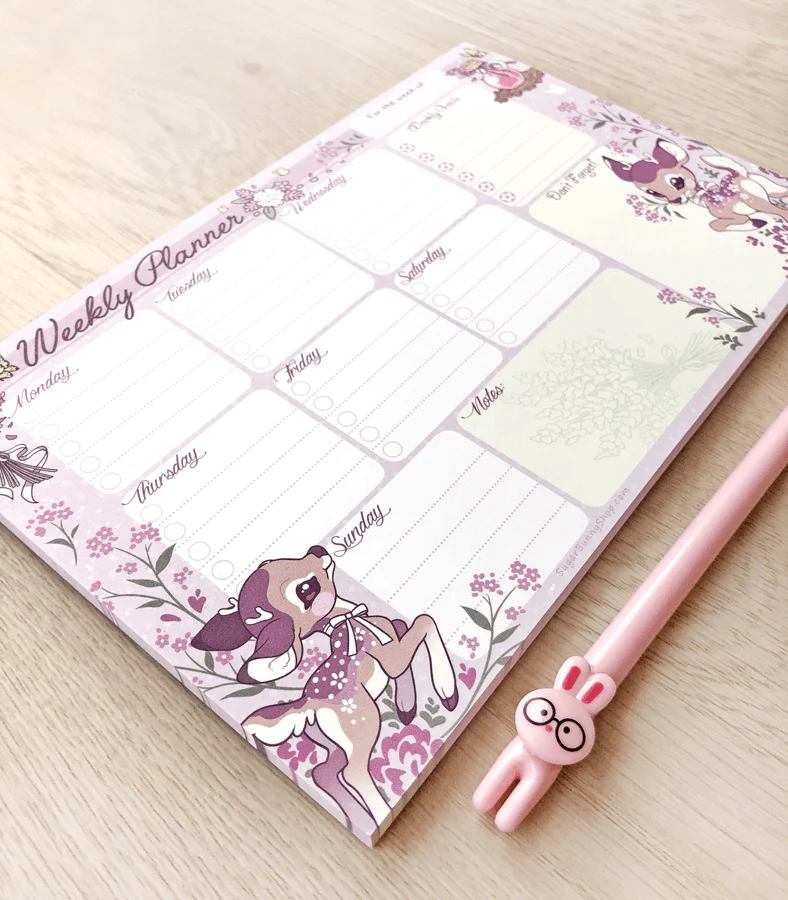 Lavendeer Weekly Planner Notepad - Image 2