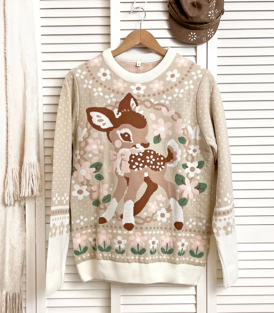 Little Deer Knit Sweater