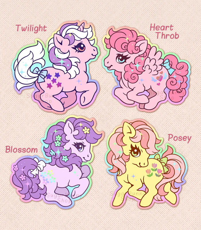 Little Pony Holo Vinyl Stickers - Image 8