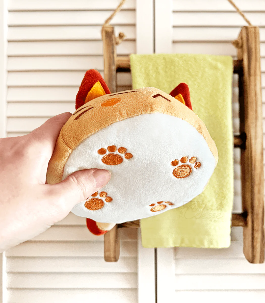 Nyanpan Cat Red Bean Plush - Image 3