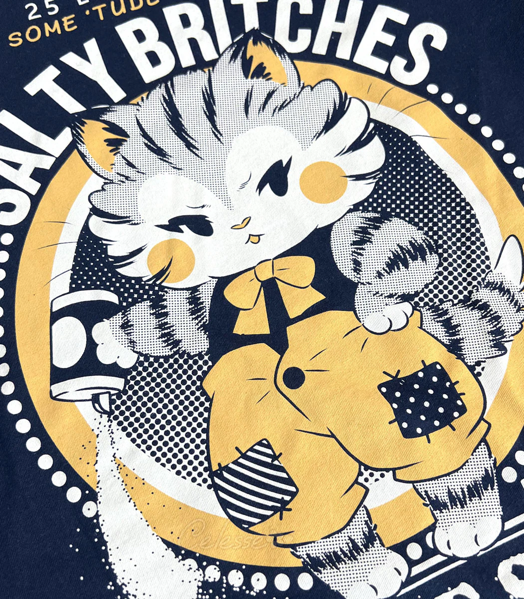 Salty Britches Coarse Salt Cat Shirt - Image 3