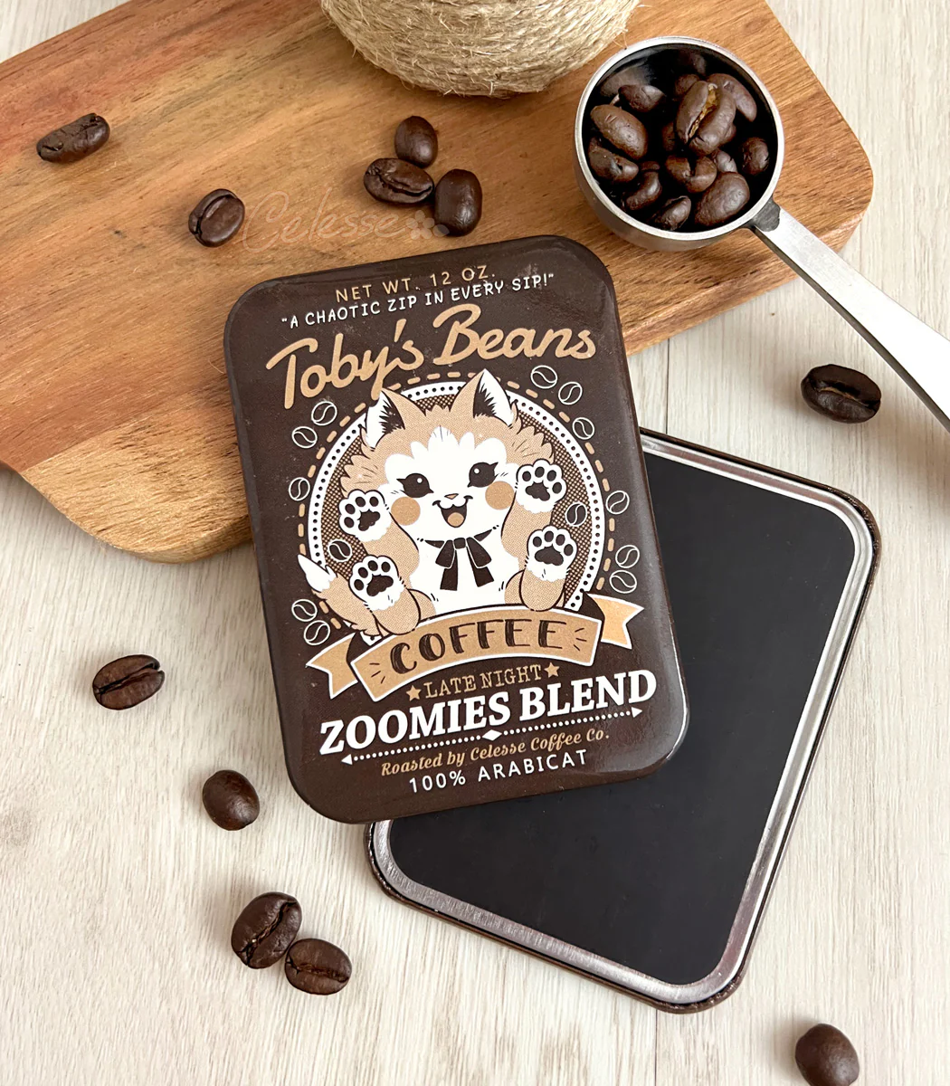 Toby's Beans Coffee Fridge Magnet