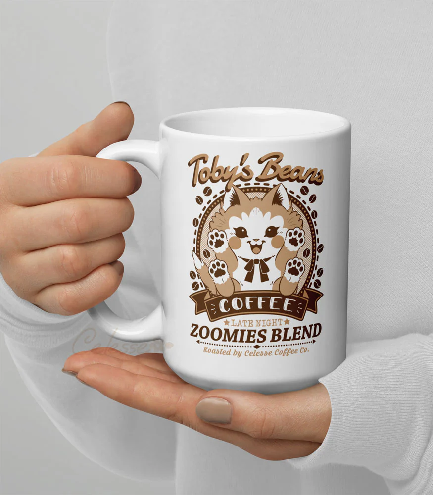 Toby's Beans Coffee Mug - Image 3