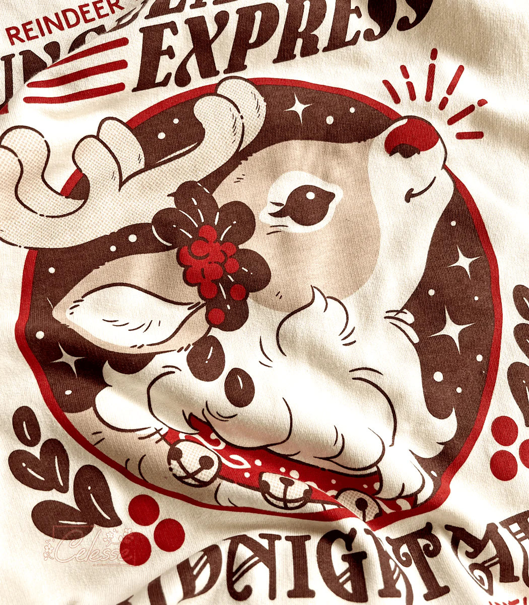 Ungulate Express Reindeer Mail Shirt - Image 3